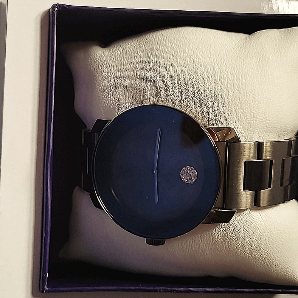 Movado Bold Watch Chrome Link Band
